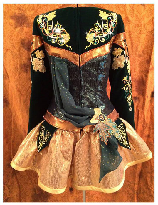 The Forest Fairy Irish dance solo dress by Craggane Designs