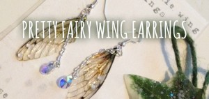 Under the Ivy Rather Pretty Faerie Wing Earrings