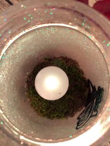 Fairy light on moss