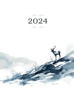 planner 2024 reindeer
