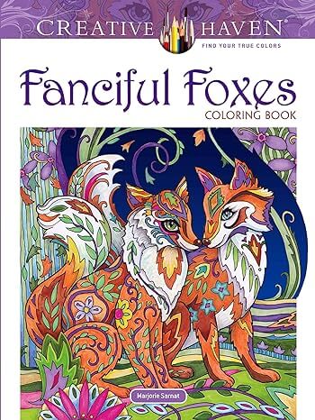 fanciful foxes coloring book