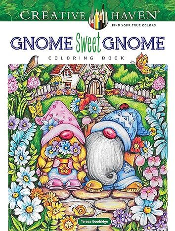 Gnome sweet gnome coloring book