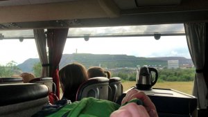 Bus transfer to Kiruna