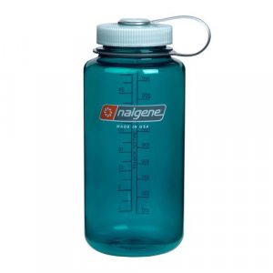 Nalgene Sustain Tritan BPA-Free Water Bottle Made with Material Derived From 50% Plastic Waste, 32 OZ, Wide Mouth