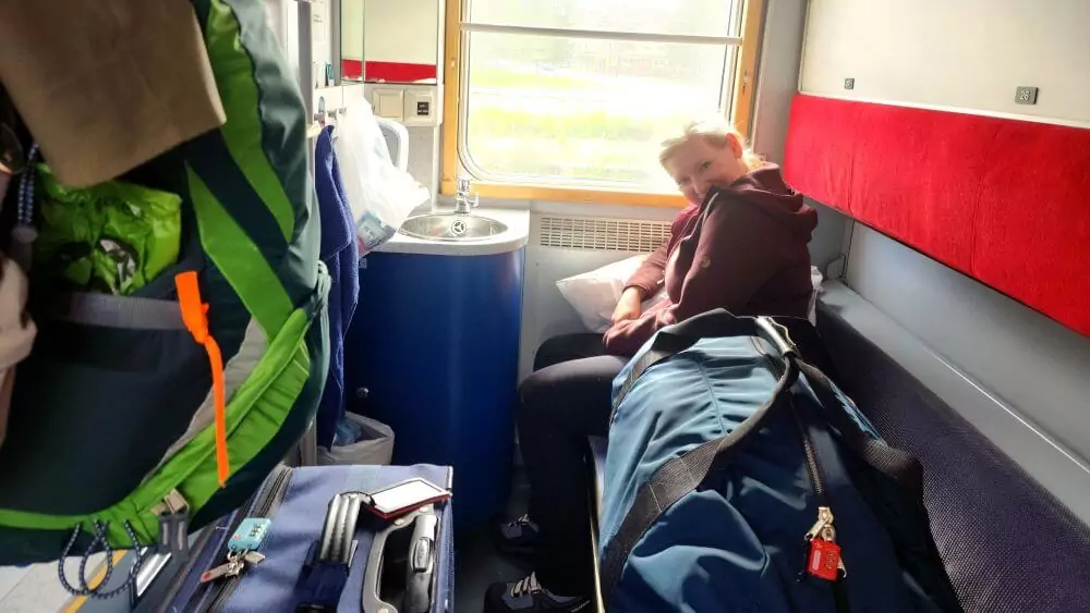 Fjallraven trekkers train