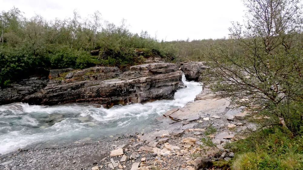 Cliffs along the river