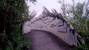 The entrance to Abisko