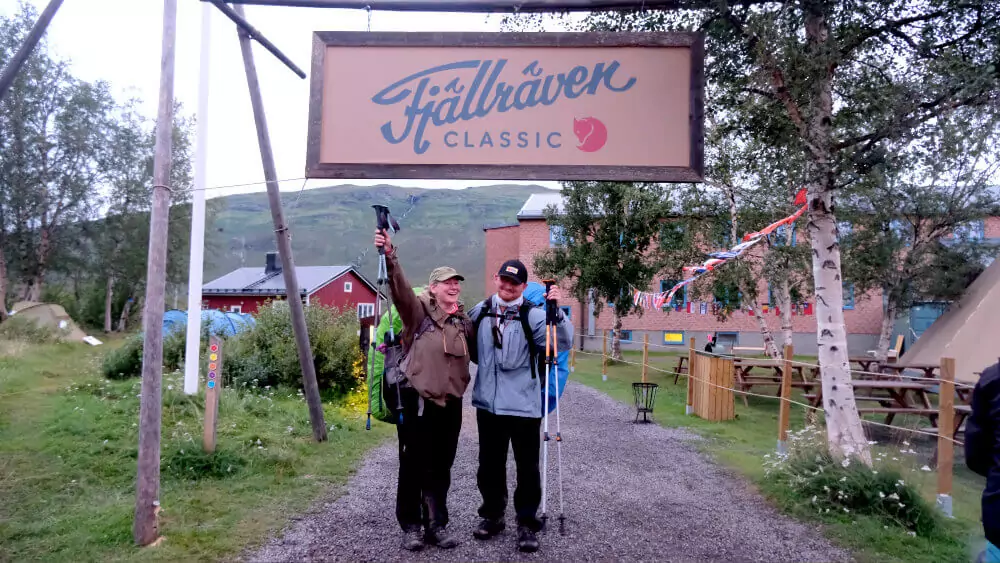 Sarah and Paul completed the Fjällräven Classic Sweden